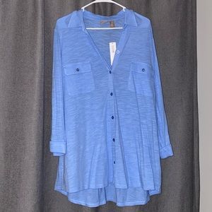 Chicos blue work top